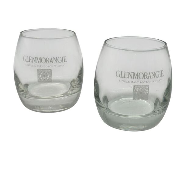 GLENMORANGIE Single Malt‎ Scotch Whisky Rock Glasses Set of 2 - Picture 1 of 5